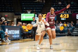 Sydney Woodley stands out in starting role, as WVU beats Fairmont State in exhibition game